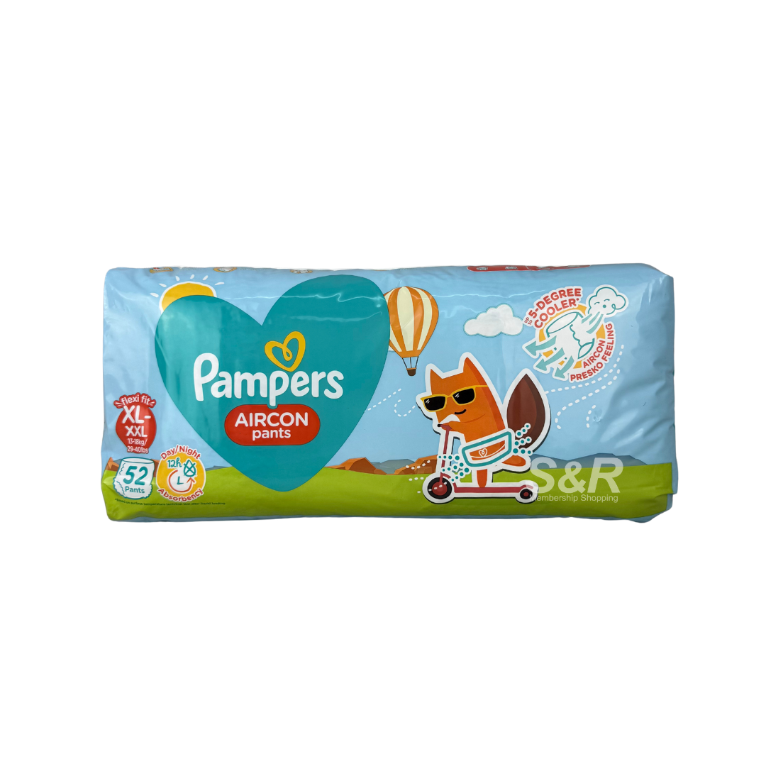 Pampers Aircon Pants Flexi Fit XL to XXL 52 Pieces